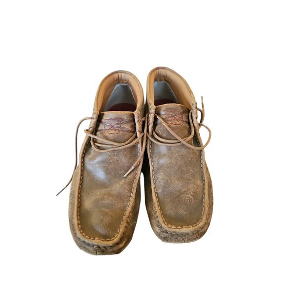 Men\'s Twisted X Driving Moc, Lace-Up, Bomber brown leather sz 9.5 main image 5